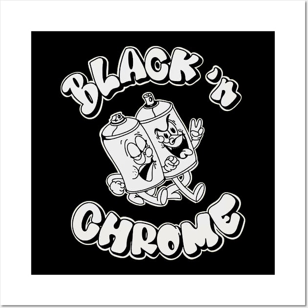 BLACKnCHROME Wall Art by creatculture